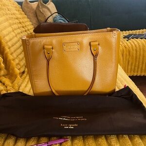 Kate Spade Mustard Leather Tote
